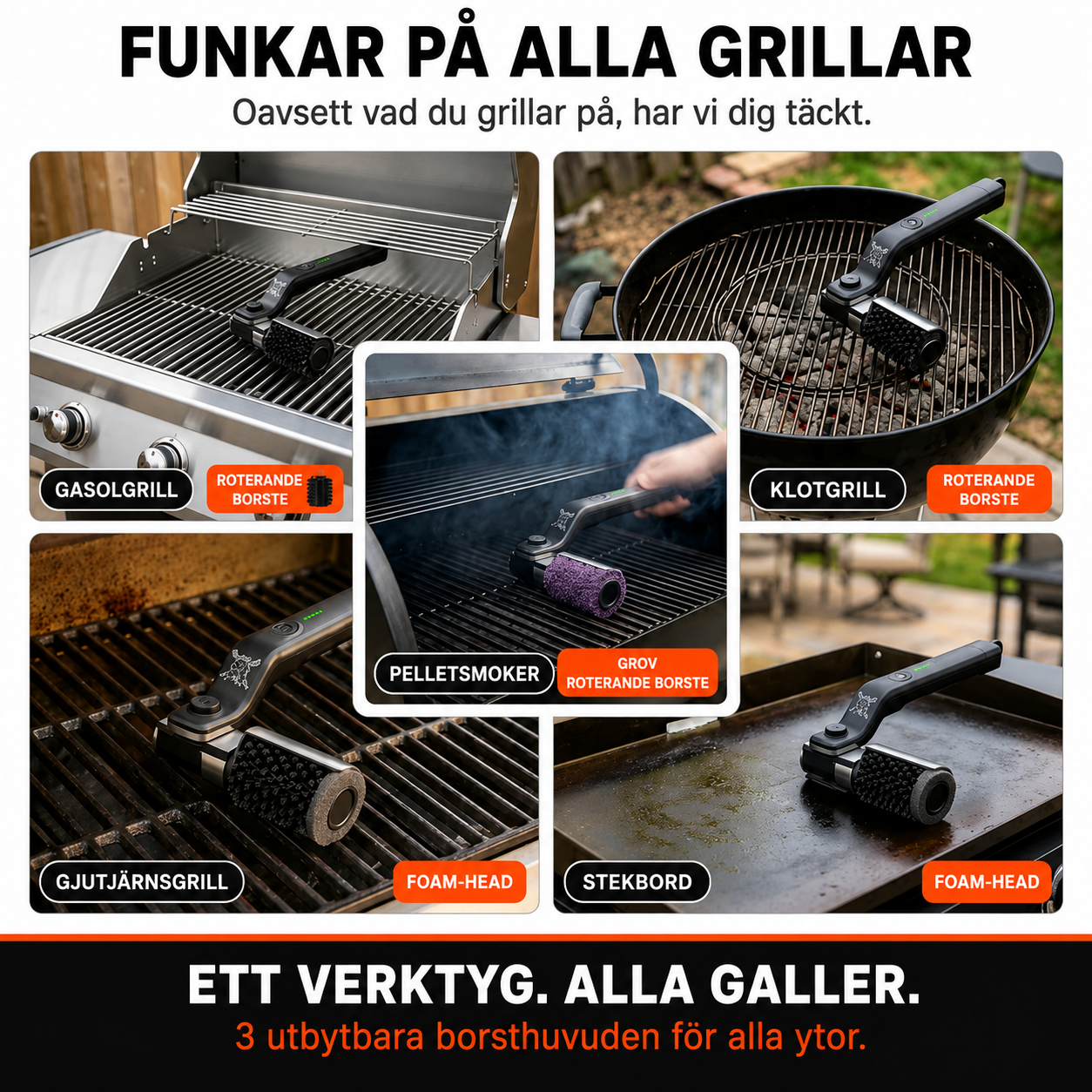 RenGrill™ - Rent grillgaller på 2 minuter